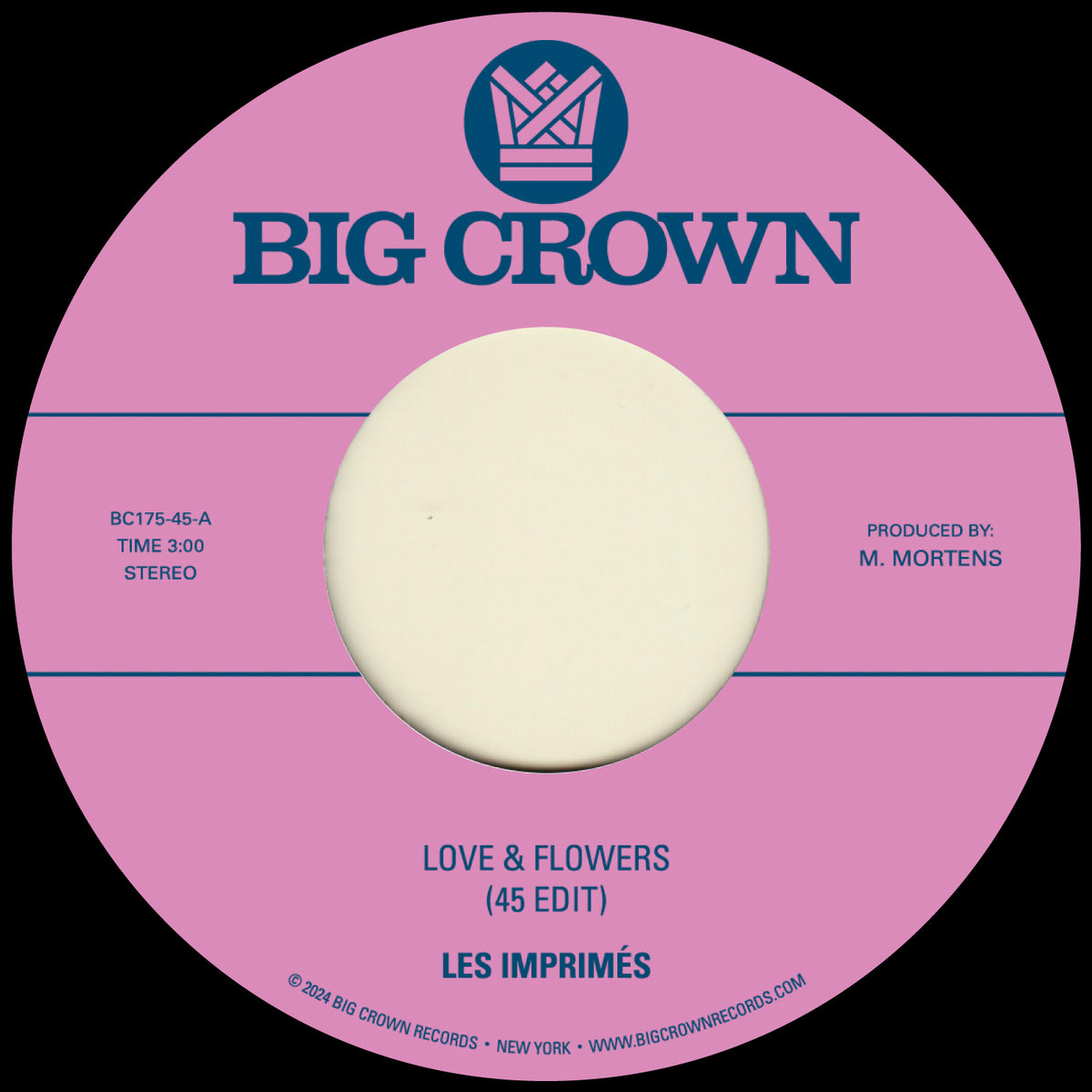 Les Imprimes - Love & Flowers b/w You