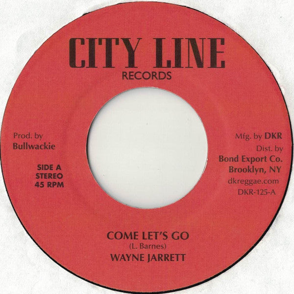 Wayne Jarrett - Come Let's Go b/w Jerry Johnson - Zion Rock