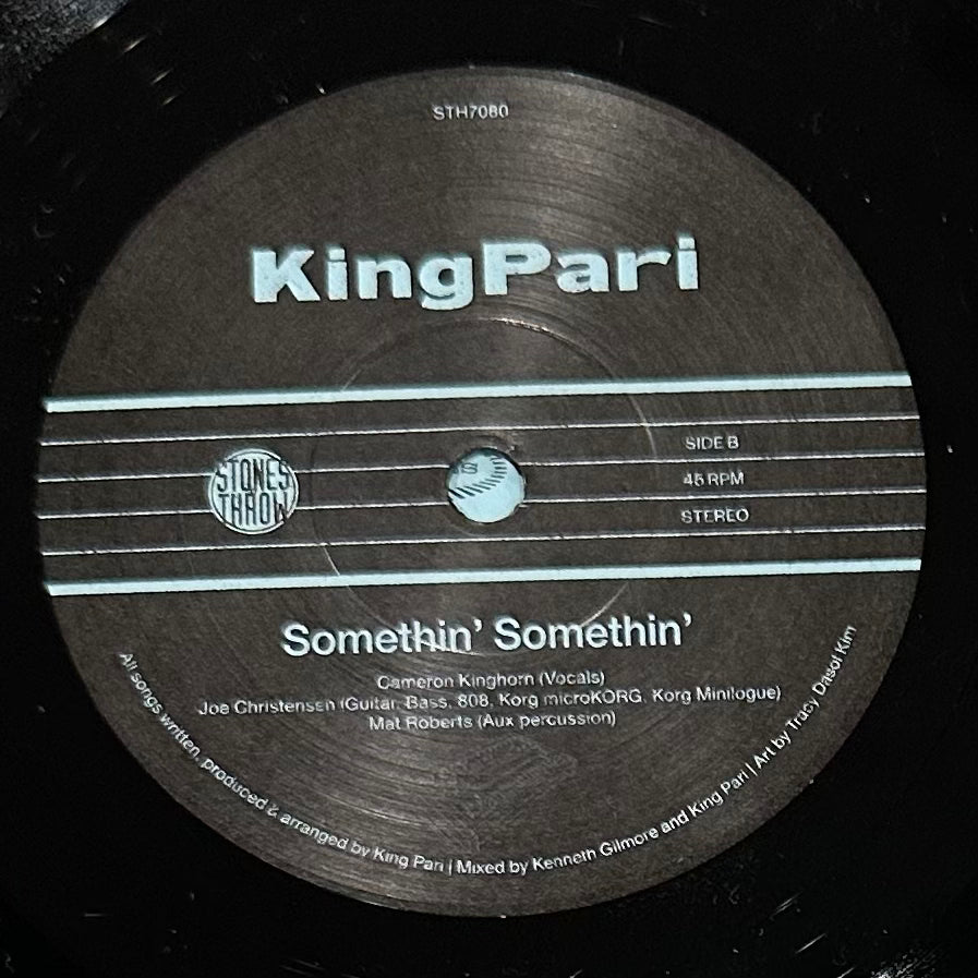 King Pari - Wait A Minute b/w Somethin' Somethin'