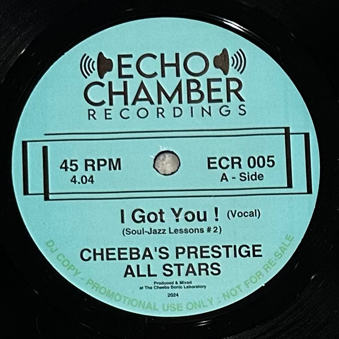 Cheeba's Prestige All Stars - I Got You! (Vocal) b/w I Got You! (Beat)
