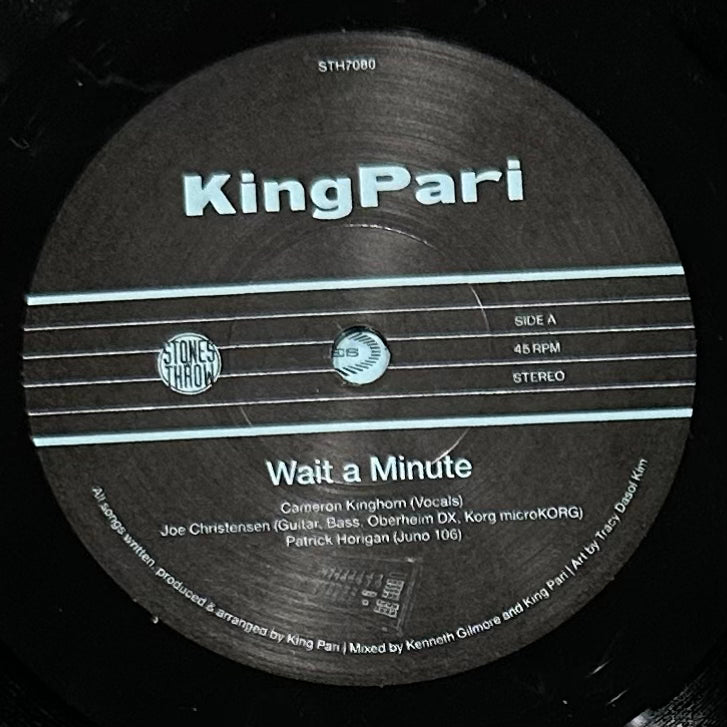 King Pari - Wait A Minute b/w Somethin' Somethin'