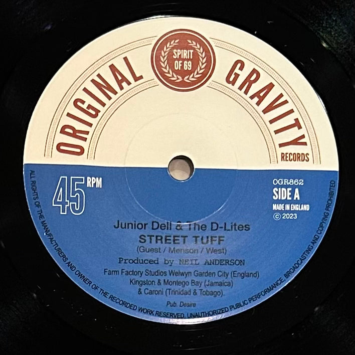 Junior Dell & The D-Lites - Street Tuff b/w De 'Im Ah Yankee?