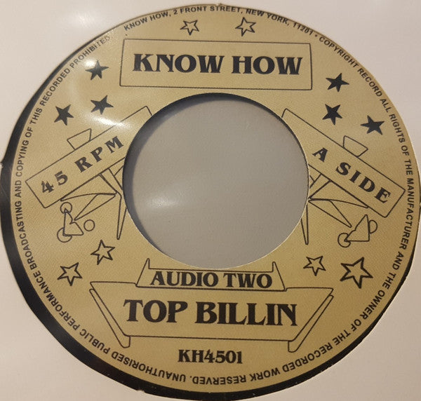 Audio Two - Top Billin b/w Instrumental