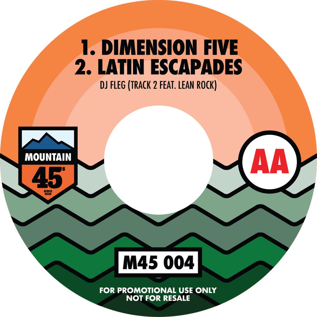 Double A - The Game b/w DJ Fleg - Dimension Five & Latin Escapades