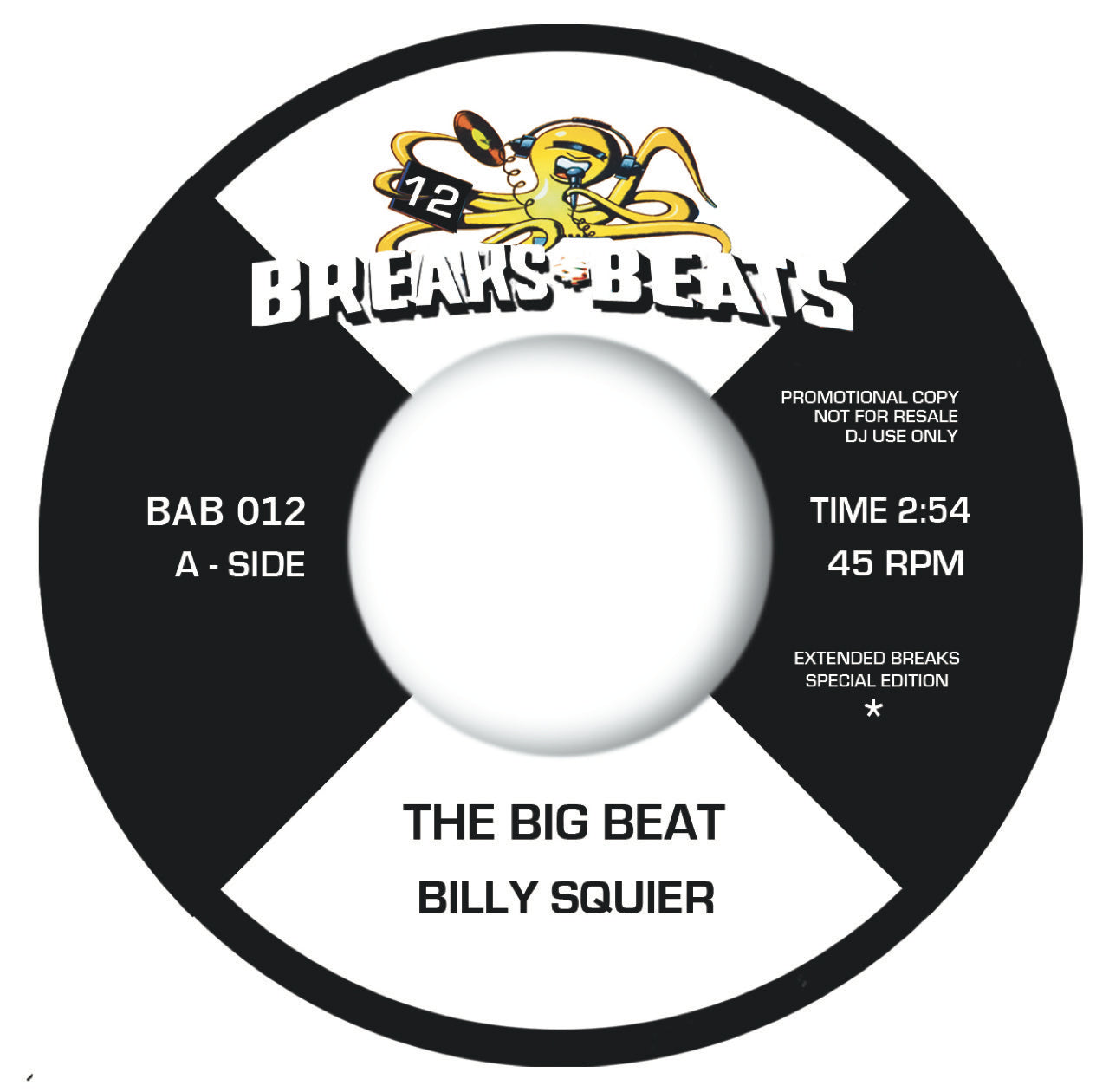 Billy Squier - The Big Beat b/w Le Pamplemousse - Gimmie What You Got