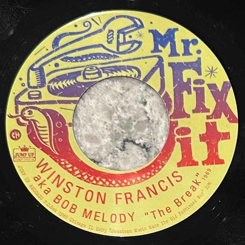 Winston Francis - The Break b/w Your Cheating Heart