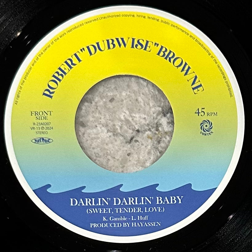 Robert "Dubwise" Browne - Darlin Darlin Baby b/w Guitar Dub