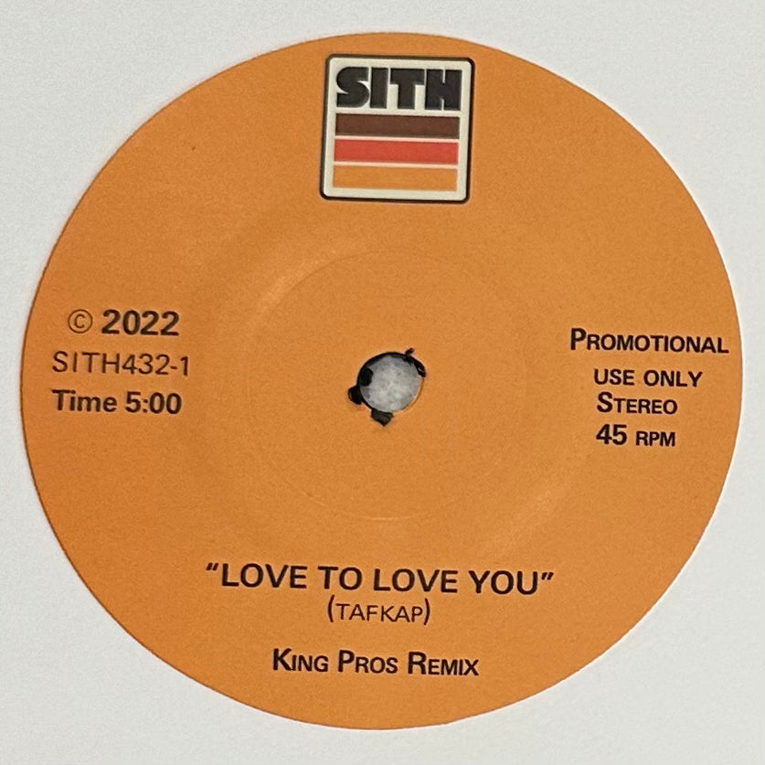 Soul In The Horn: King Pros - Love To Love You b/w Dshon82 - Mountains