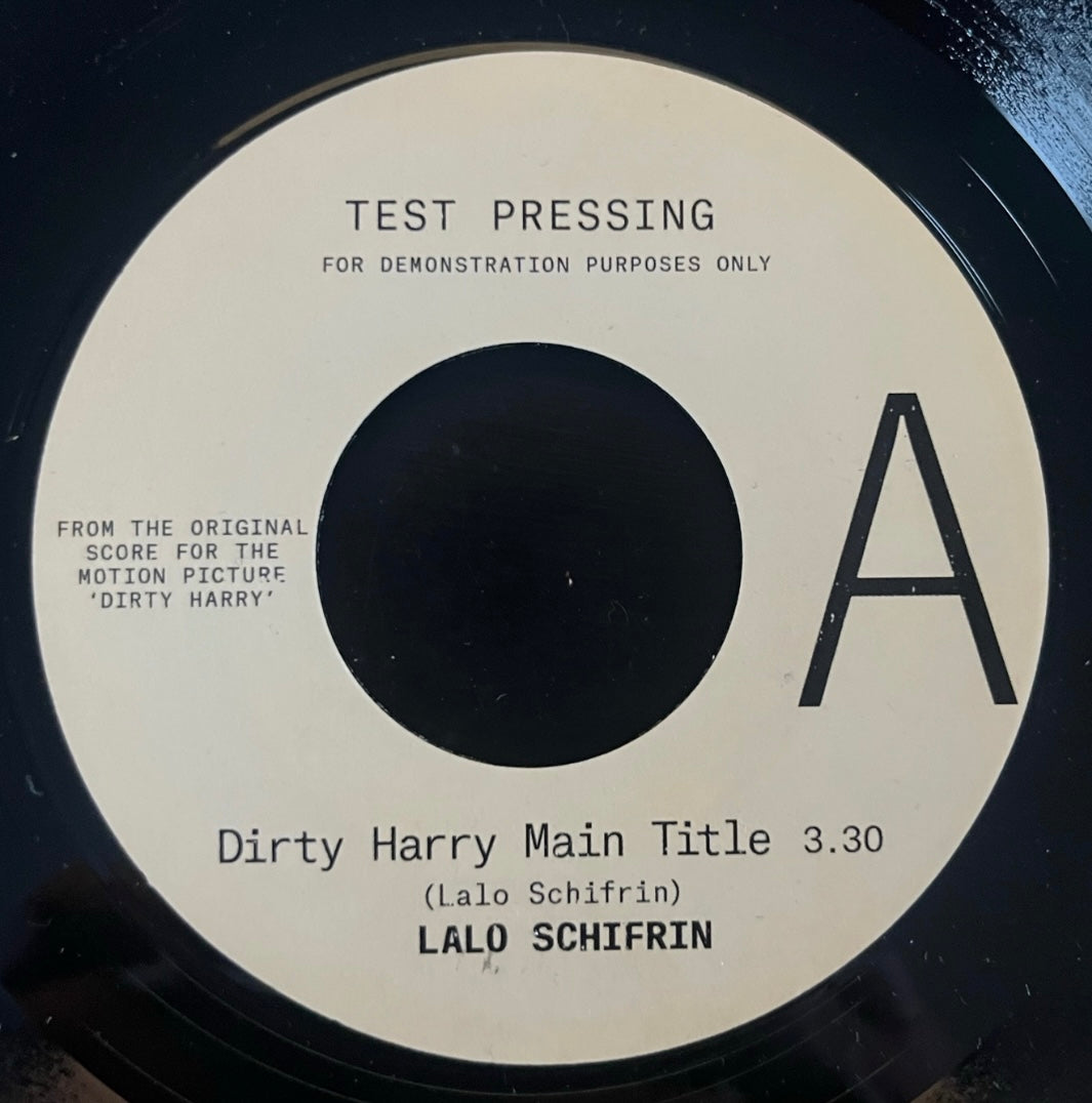 Lalo Schifrin - Dirty Harry Main Title b/w Magnum Force Main Title