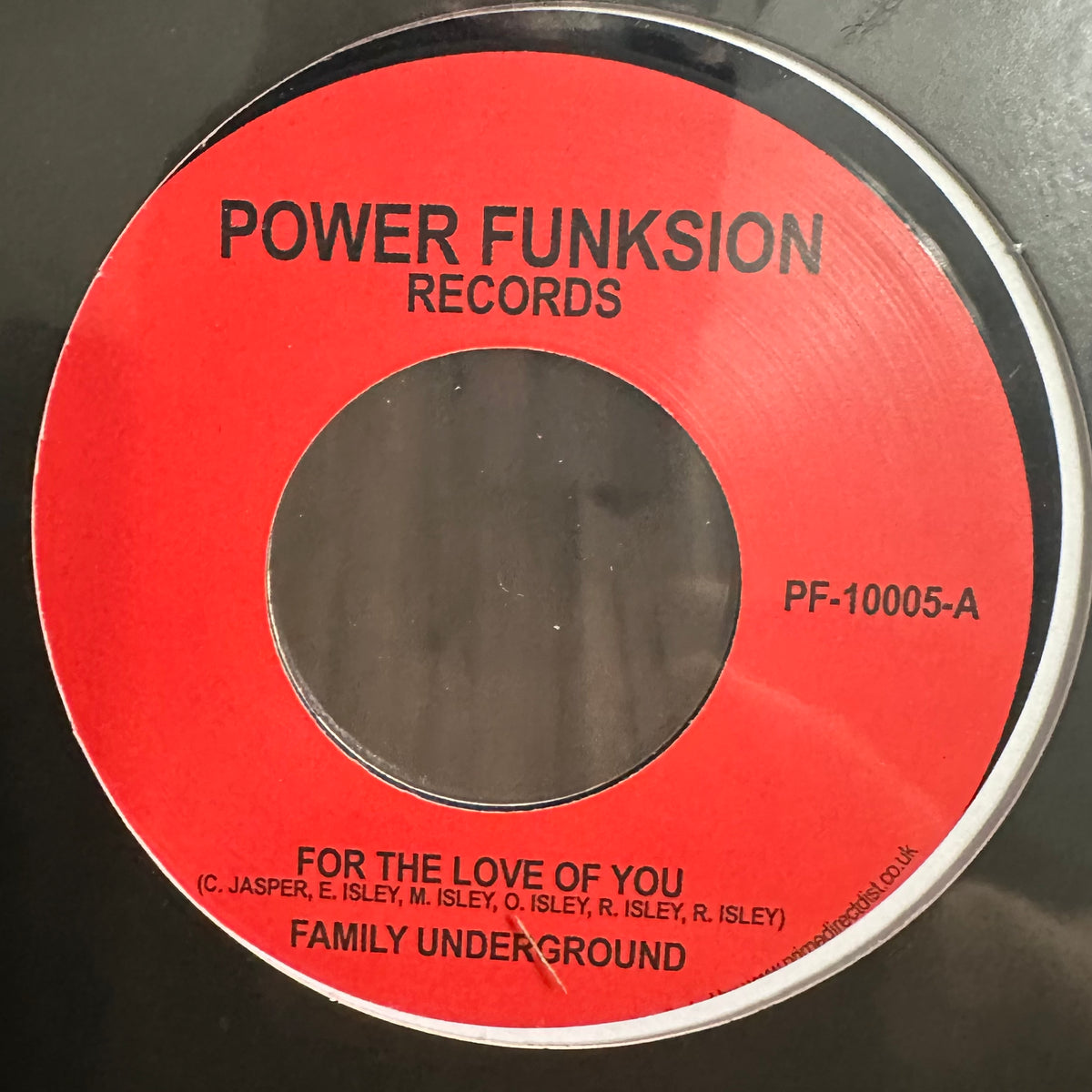 Family Underground - For The Love Of You b/w Everybody Knows