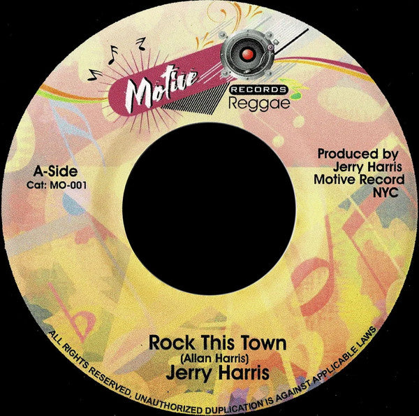 Jerry Harris - Rock This Town b/w Version