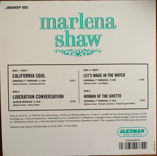 Marlena Shaw - EP (2x7")