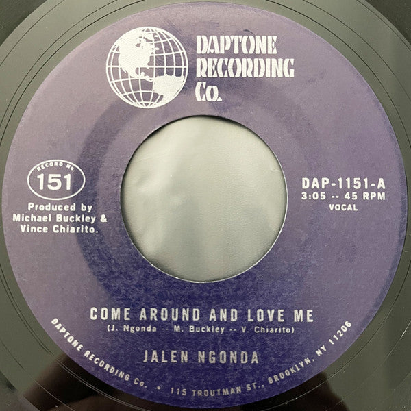 Jalen Ngonda - Come Around and Love Me b/w What Is Left To Do