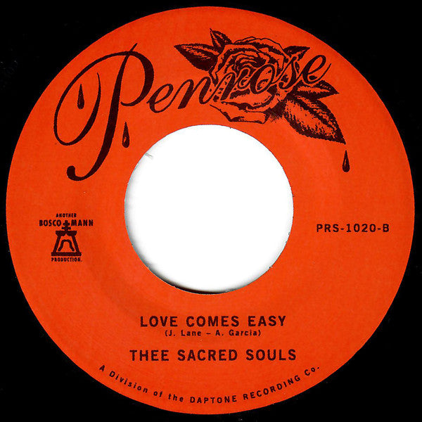 Thee Sacred Souls - Running Away b/w Love Comes Easy