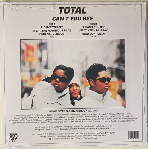 Total - Can't You See b/w Remix