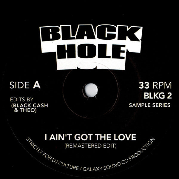 Black Hole - I Ain't Got the Love b/w Ghettos of the Mind & Hurts So Bad