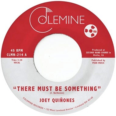 Joey Quinones - There Must Be Something b/w Love Me Like You Used To (Clear Vinyl)