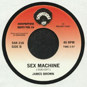 DJ Soopasoul - Sex C.R.E.A.M. b'w Sex Machine (Dub Edit)