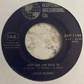 Jalen Ngonda - Just Like You Used To b/w What A Difference She Made