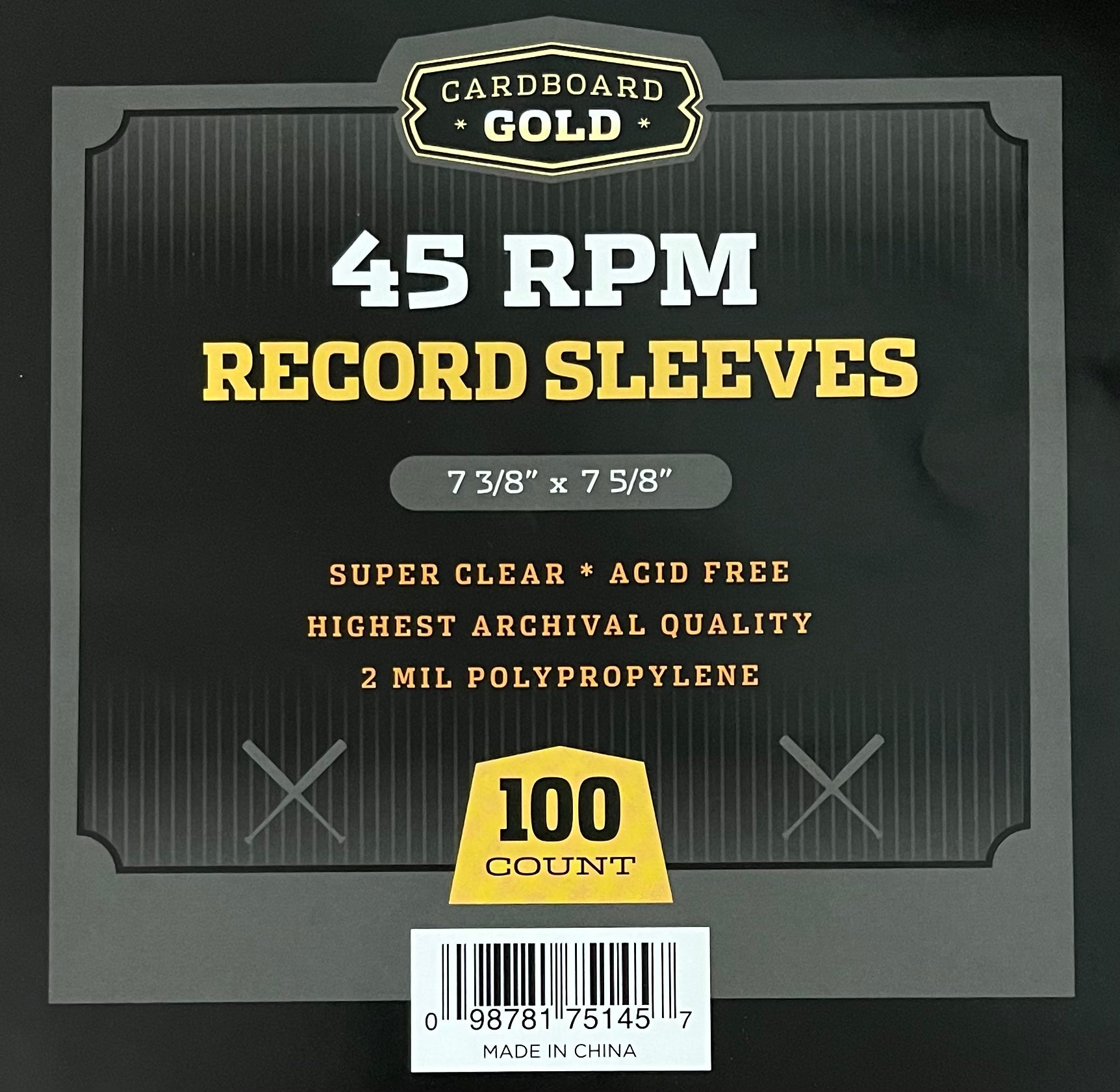Record Sleeves 2 Mil (100/pack)