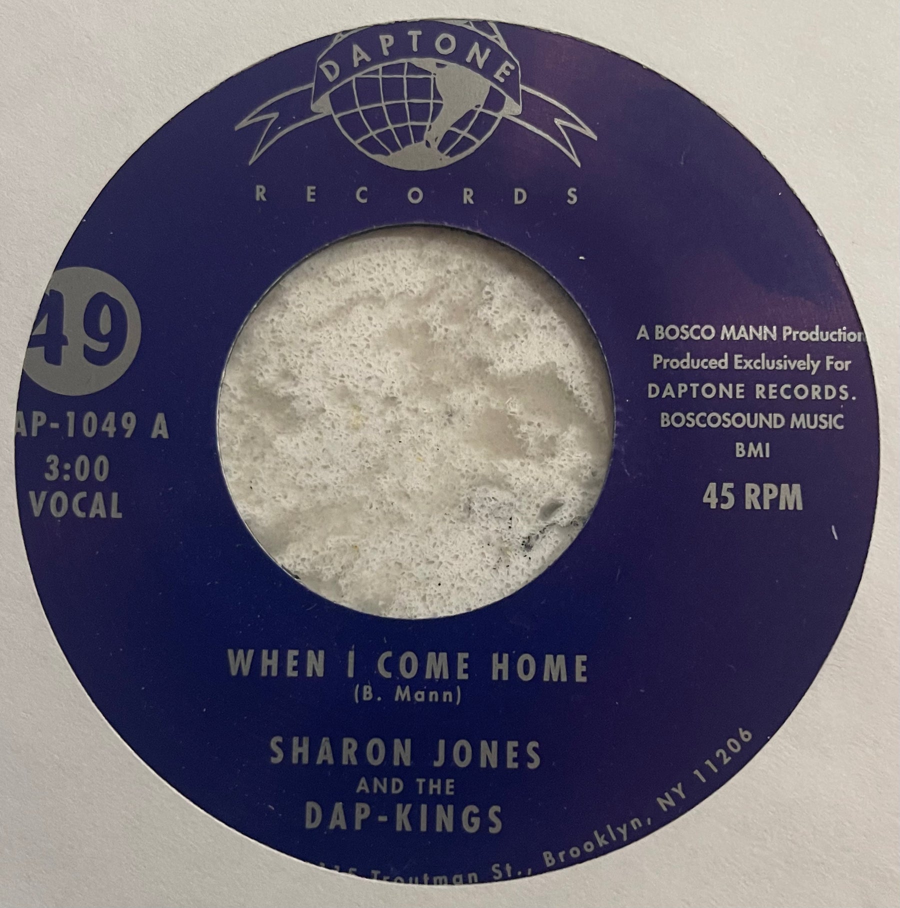 Sharon Jones and The Dap-Kings - When I Come Home b/w Inst